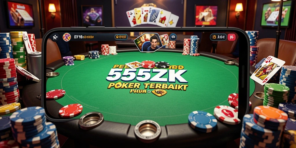 Tampilan gameplay menarik dari aplikasi 555ZK.