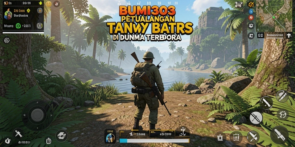 Tampilan gameplay Open World yang menakjubkan dan interaktif.
