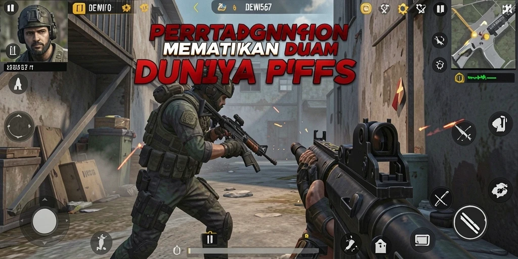 Tampilan gameplay <strong>DEWI567</strong> dengan aksi tembak-menembak yang mendebarkan.