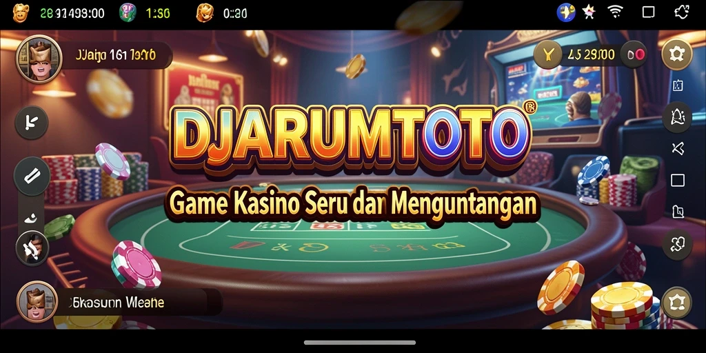 Tampilan menarik dari gameplay aktif di DJARUMTOTO.