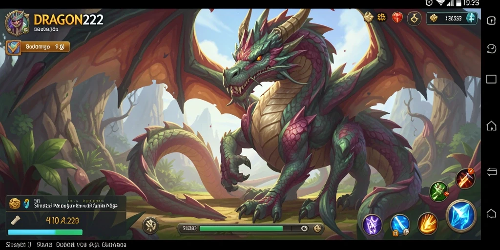 Tampilan gameplay menakjubkan di dunia naga