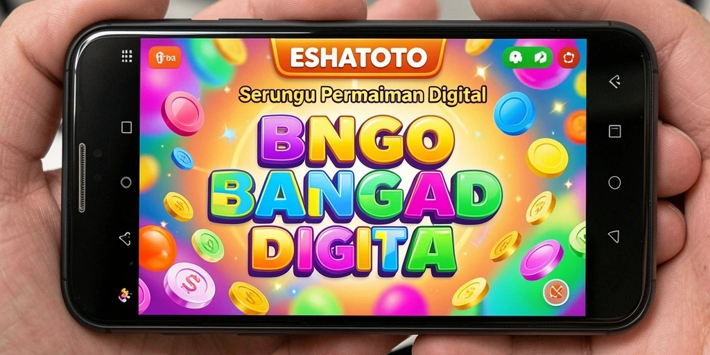 Screenshot ESHATOTO menampilkan gameplay seru dan interaktif dalam permainan Bingo.