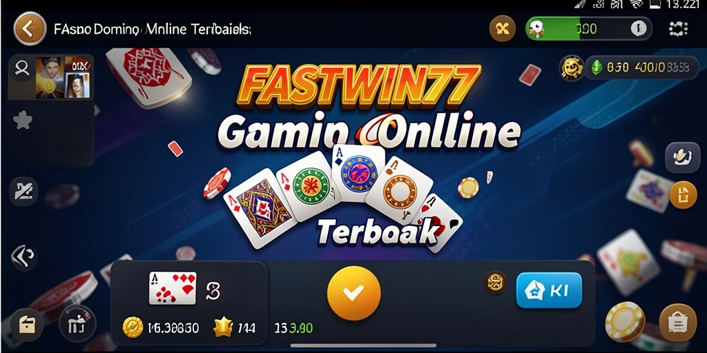 Tampilan screenshot permainan FASTWIN77 dengan gameplay Domino yang seru.