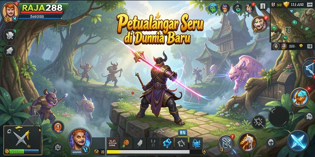 Tangkapan layar gameplay yang menampilkan petualangan seru di <strong>RAJA288</strong>.