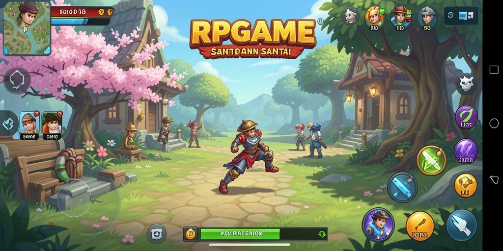 Tampilan gameplay RPGAME yang seru dan mengasyikkan.