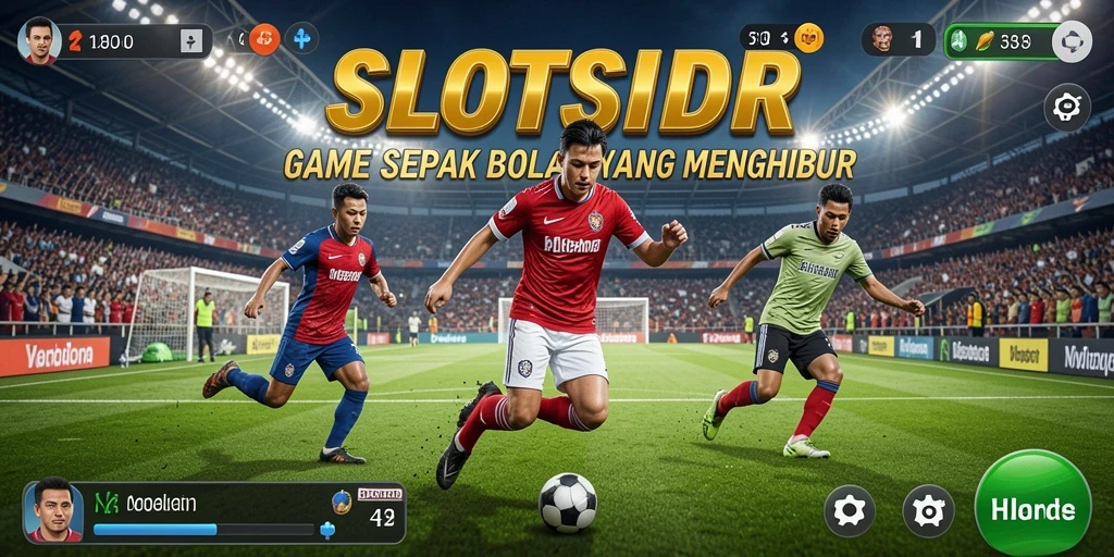 Gameplay yang menegangkan dalam SLOTSIDR dengan aksi sepak bola yang mengesankan.