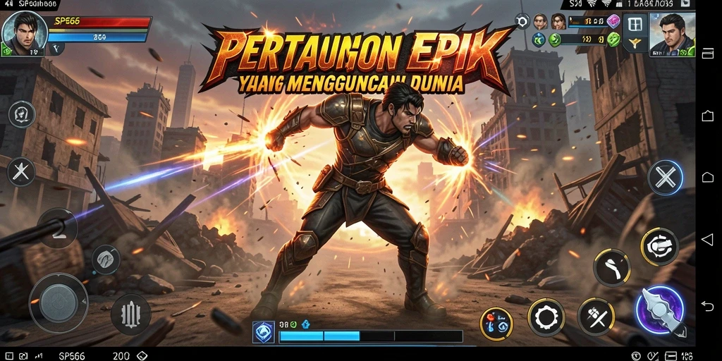 Tampilan seru dari gameplay SP666 dengan aksi yang mendebarkan.