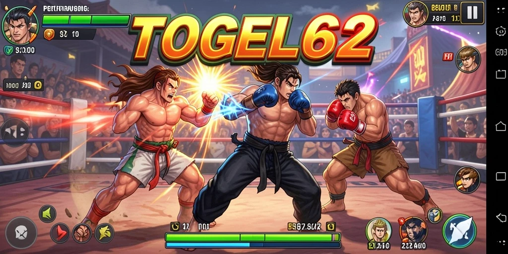 Tampilkan pertarungan intens di TOGEL62 dengan grafis menawan.