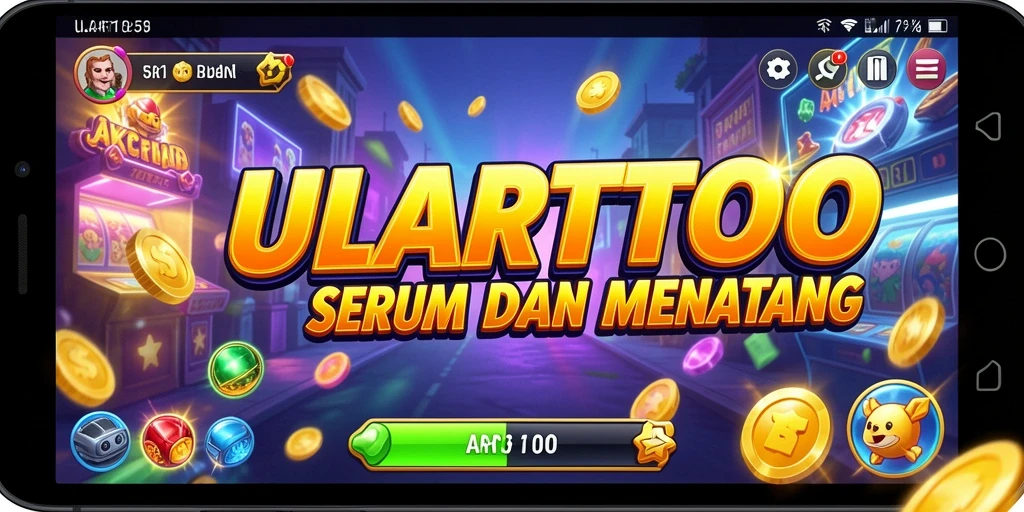 Tampilan gameplay ULARTOTO dengan aksi seru di setiap level.